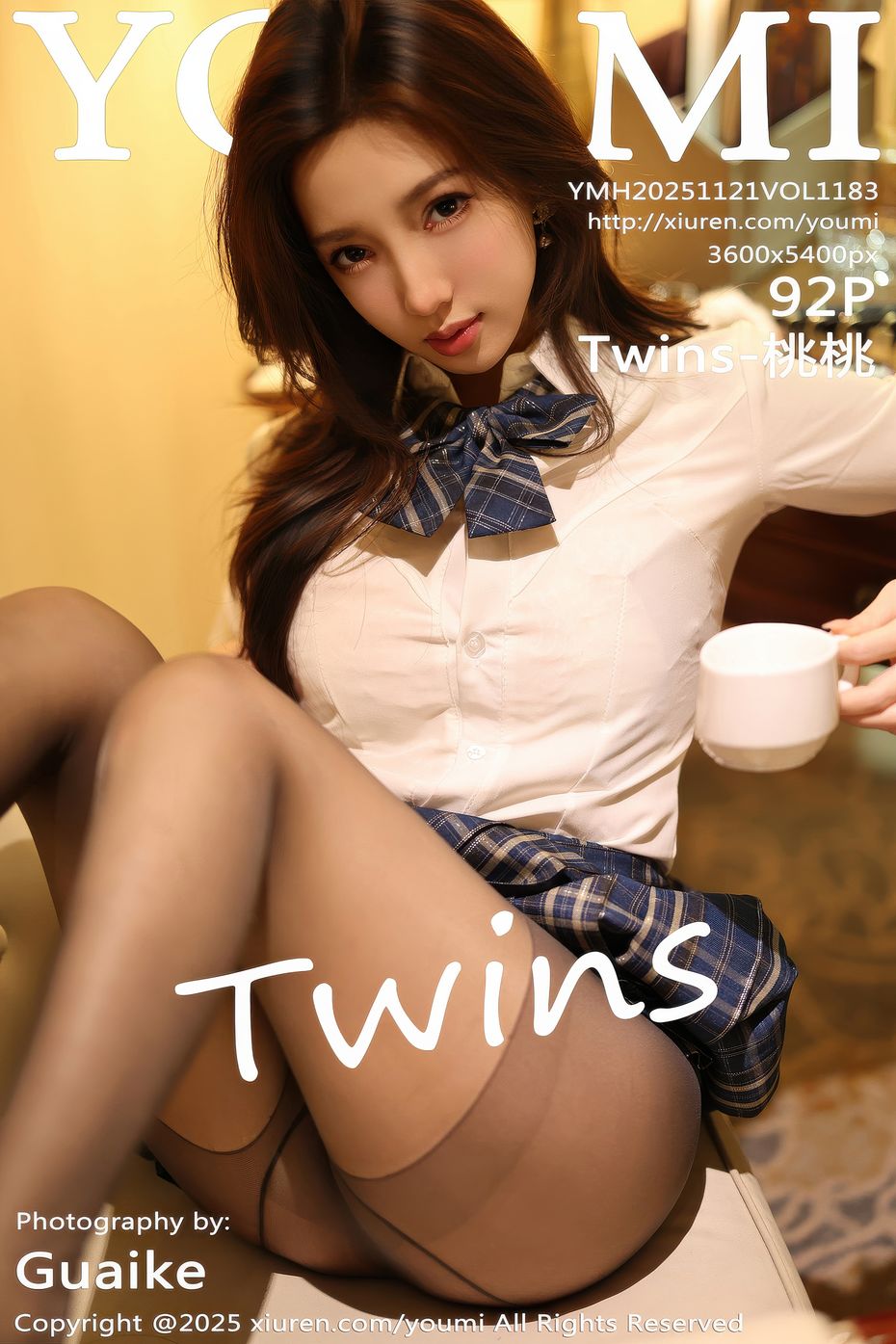 [YOUMI尤蜜荟] 2025.11.21 VOL.1183 Twins-桃桃 [92+1P]