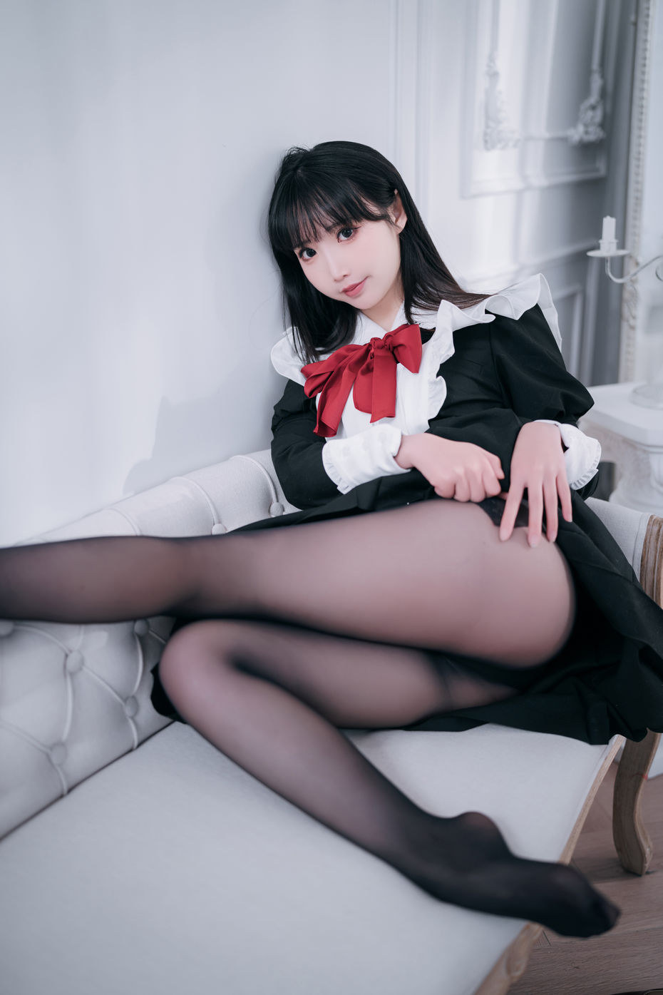 面饼仙儿 NO.136 红高跟女仆 [30P-247MB]