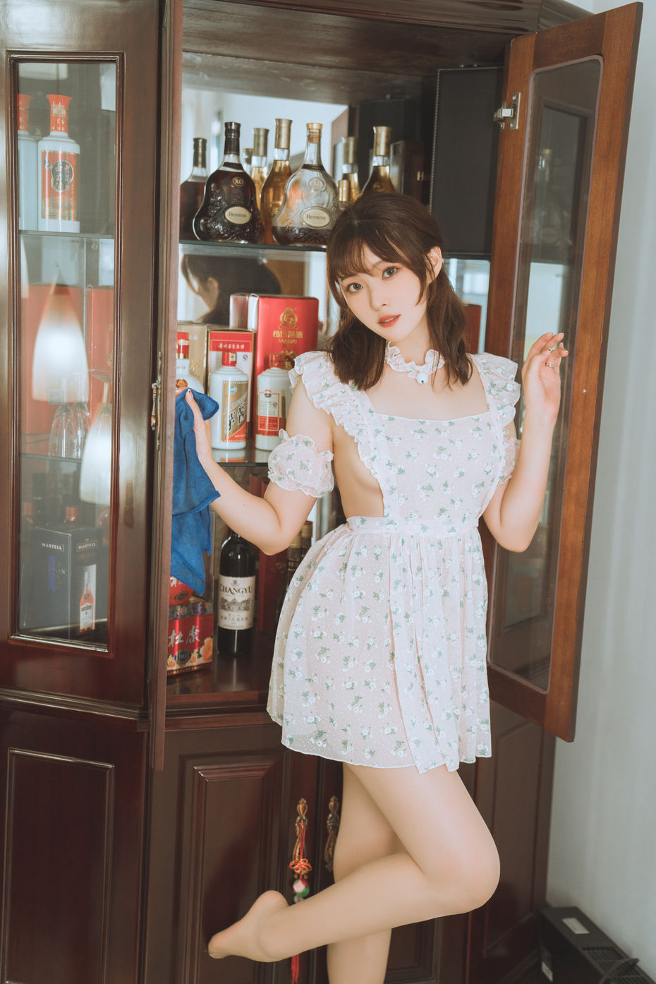 Natsuko夏夏子 NO.063 碎花围裙[55P-1V-782MB ]