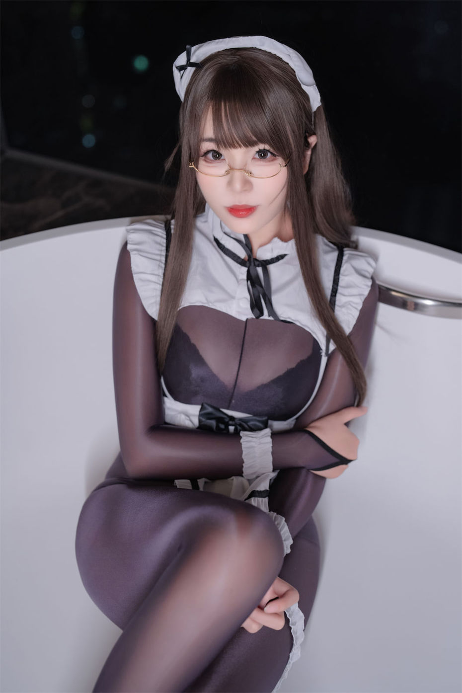 轩萧学姐 NO.063 连体丝[90P-368MB]